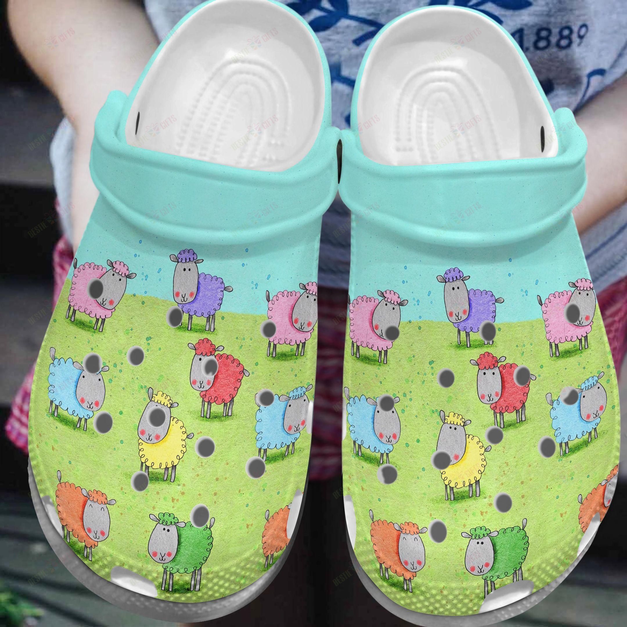 Sheep Crocs Clog Classic Clog Colorful Sheeps Shoes Sheep Crocs Clog Classic Clog Colorful Sheeps Shoes