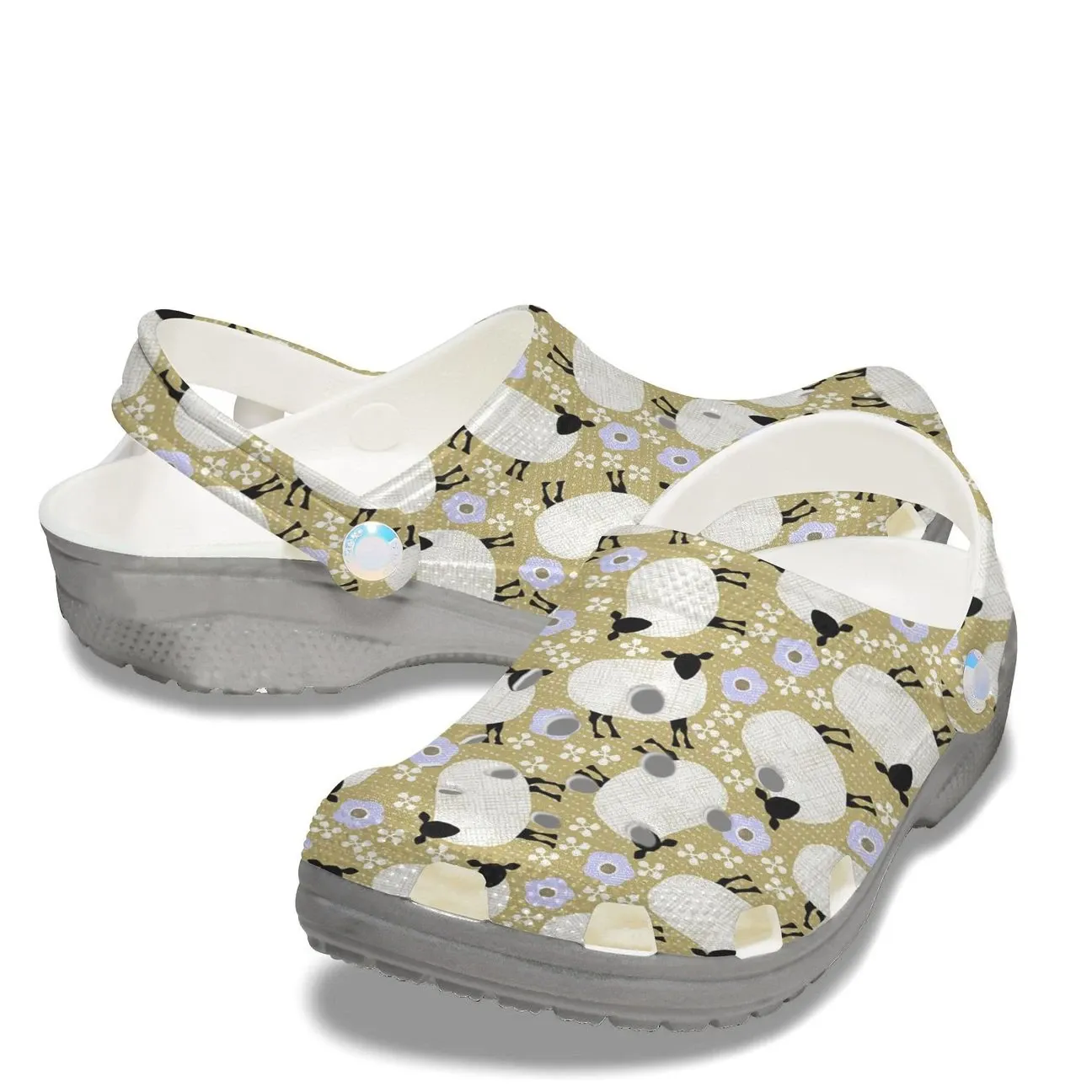 Sheep Personalize Clog Custom Crocs Fashionstyle Comfortable For Women Men Kid Print 3D Sheep Herd Sheep Personalize Clog Custom Crocs Fashionstyle Comfortable For Women Men Kid Print 3D Sheep Herd
