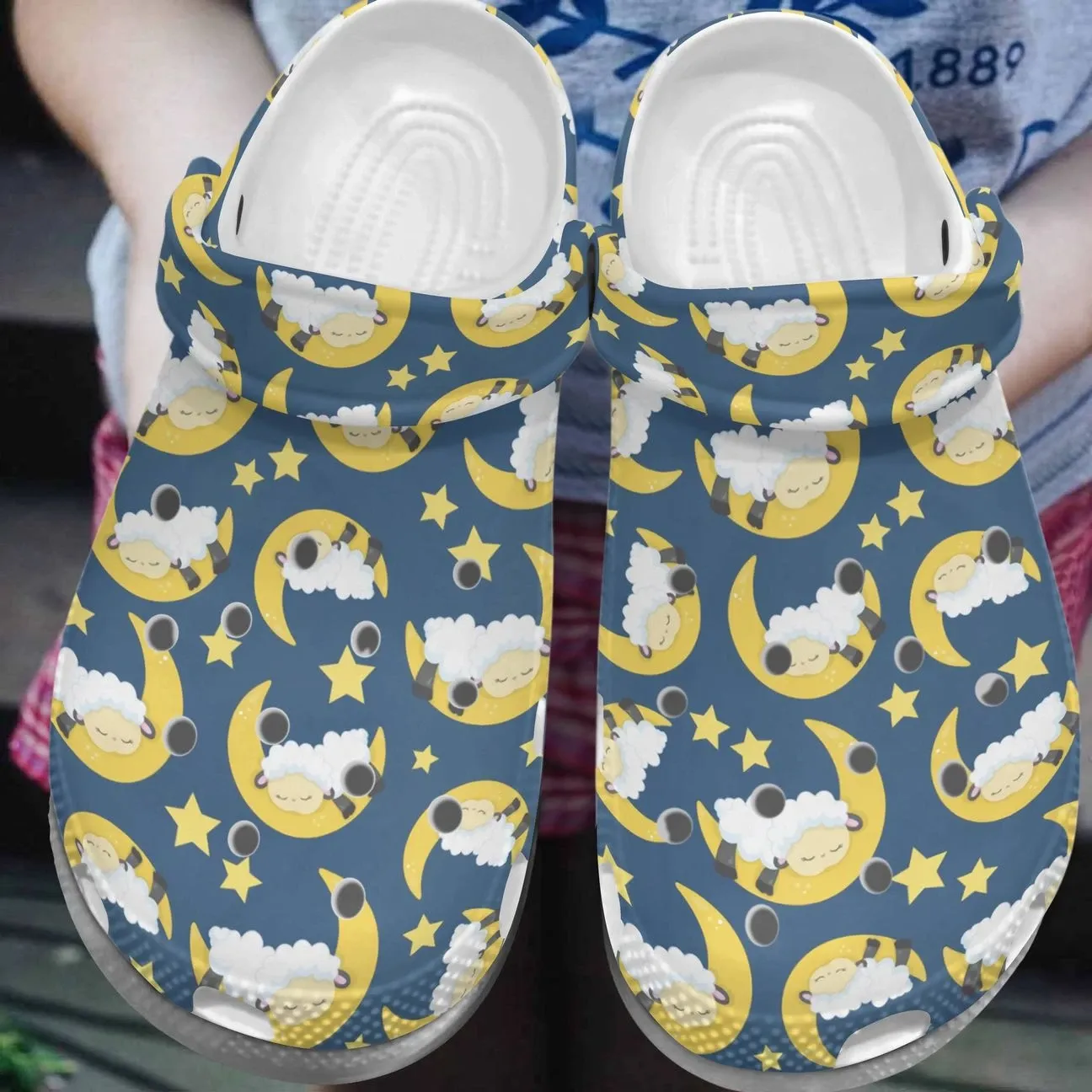 Sheep Personalize Clog Custom Crocs Fashionstyle Comfortable For Women Men Kid Print 3D Sleepy Sheep Sheep Personalize Clog Custom Crocs Fashionstyle Comfortable For Women Men Kid Print 3D Sleepy Sheep