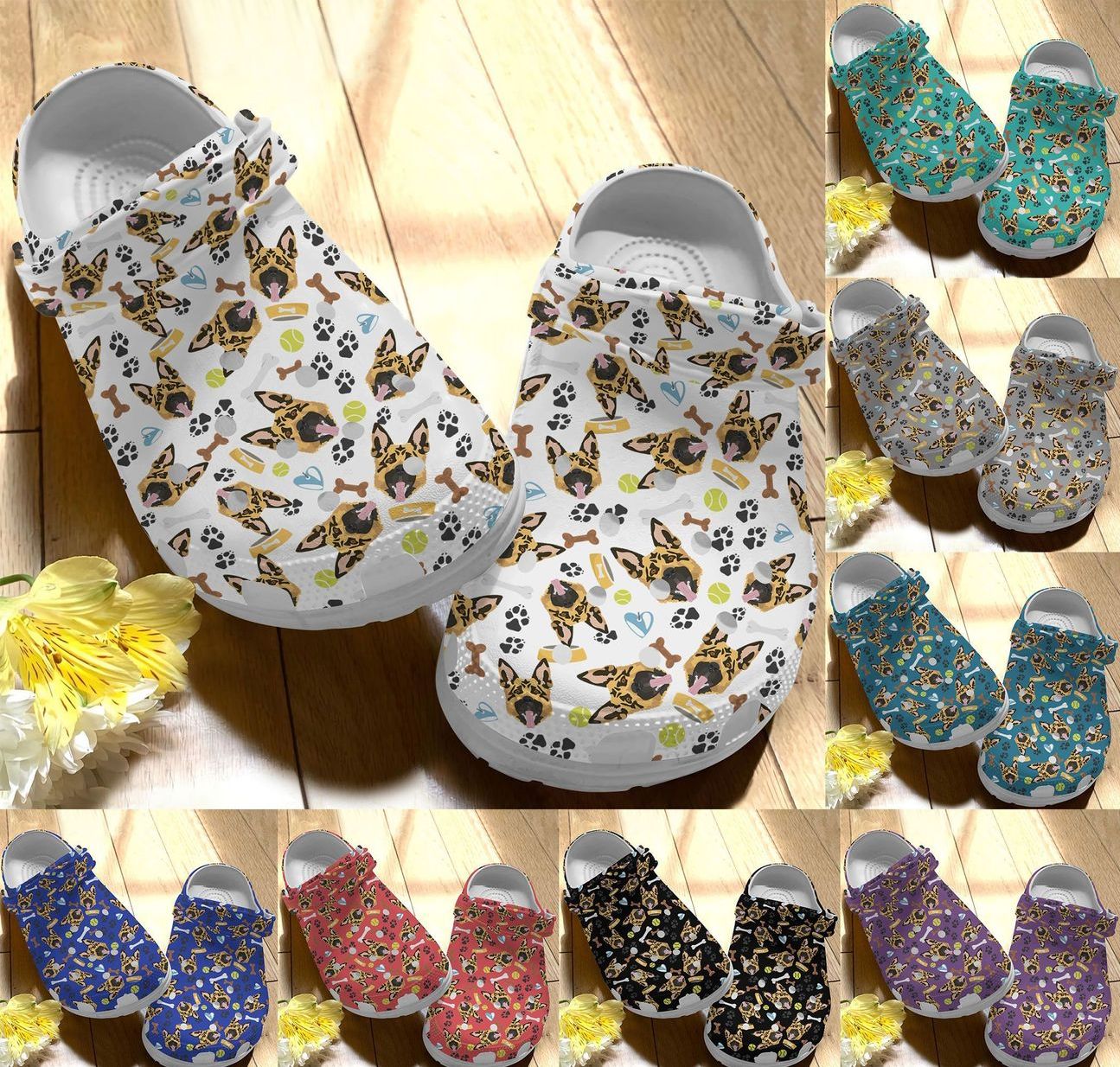 Shepherd Personalize Clog Custom Crocs Fashionstyle Comfortable For Women Men Kid Print 3D Whitesole Smiling Shepherd Shepherd Personalize Clog Custom Crocs Fashionstyle Comfortable For Women Men Kid Print 3D Whitesole Smiling Shepherd