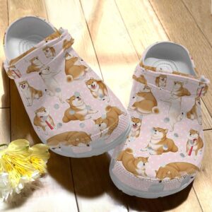 Shiba Inu Crocs Clog Classic Clog Whitesole Lovely Shiba Shoes