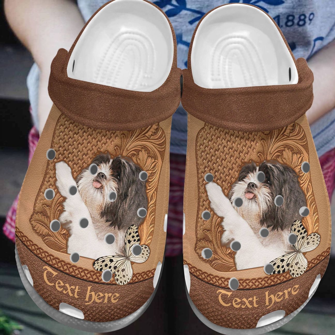 Shih Tzu Personalize Clog Custom Crocs Fashionstyle Comfortable For Women Men Kid Print 3D Personalized Cute Shih Tzu Shih Tzu Personalize Clog Custom Crocs Fashionstyle Comfortable For Women Men Kid Print 3D Personalized Cute Shih Tzu