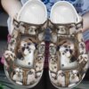 Shih Tzu Personalize Clog Custom Crocs Fashionstyle Comfortable For Women Men Kid Print 3D Whitesole