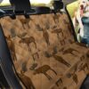Sienna Color Background Moose Car Back Seat Cover Dog Car Seat Covers - ca5c5ad8a69e