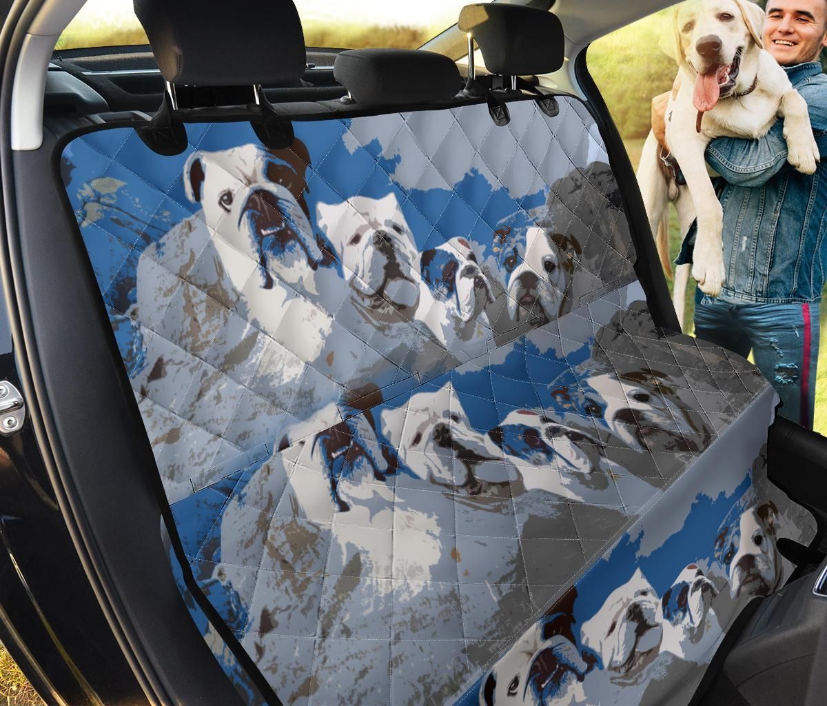 Silhouettes Bulldog Rushmore Mount Car Back Seat Cover Dog Car Seat Covers - c22ad95b1c5d Silhouettes Bulldog Rushmore Mount Car Back Seat Cover Dog Car Seat Covers - c22ad95b1c5d