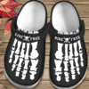 Skeleton Foot Tattoo Crocs Clog Shoes – Ride Free Clog Birthday Gift For Man Woman