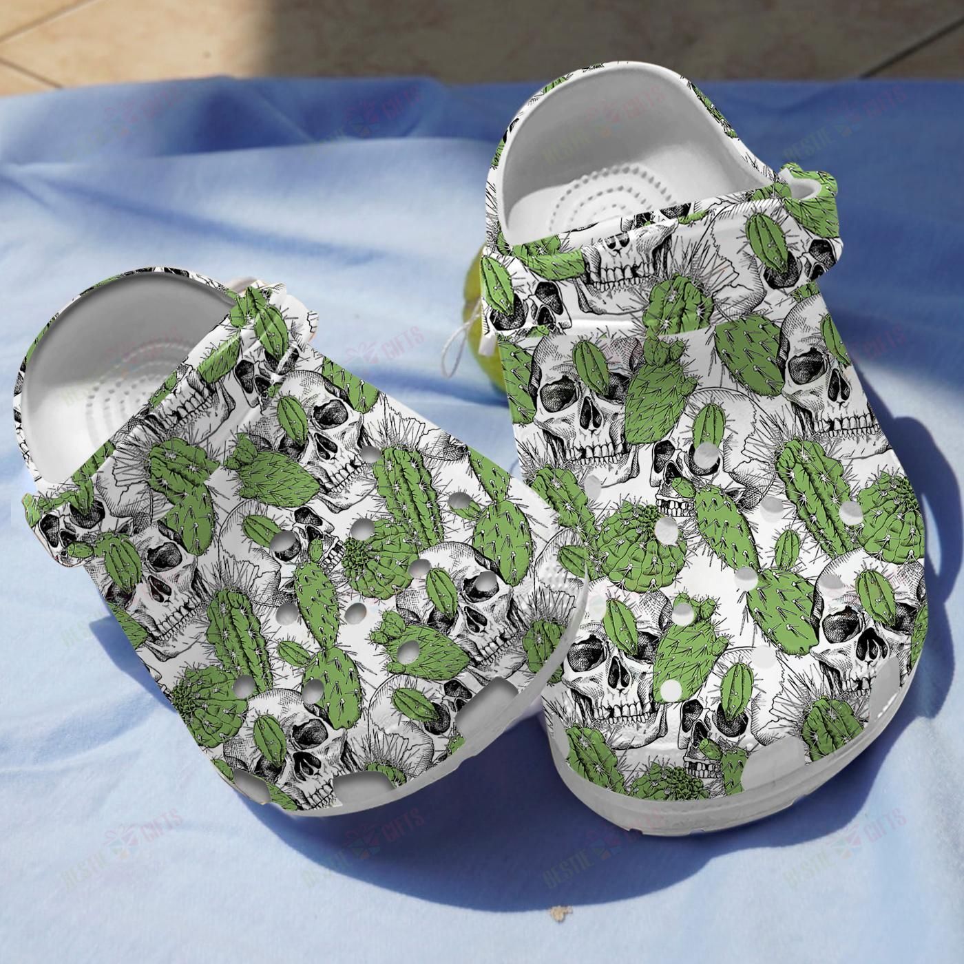 Skull Cactus Crocs Clog Classic Clogs Shoes Skull Cactus Crocs Clog Classic Clogs Shoes