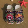 Skull Couple Sku 2203 Crocs Crocband Clog Comfortable For Mens Womens Classic Clog Water Shoes