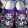 Skull Crocs Clog Classic Clog Colorful Skull Shoes