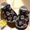 Skull Crocs Clog Classic Clog Skull Heart Shoes