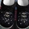 Skull Dark Night Crocs Clog Clog Shoes