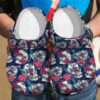 Skull Flower Crocs Clog Classic Clogs Shoes