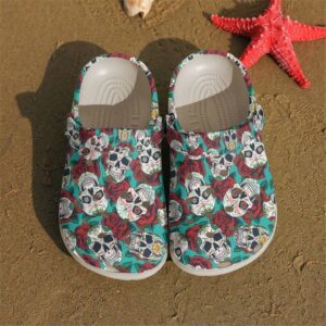 Skull Mexican Sku 1275 Crocs Clog Clog Shoes