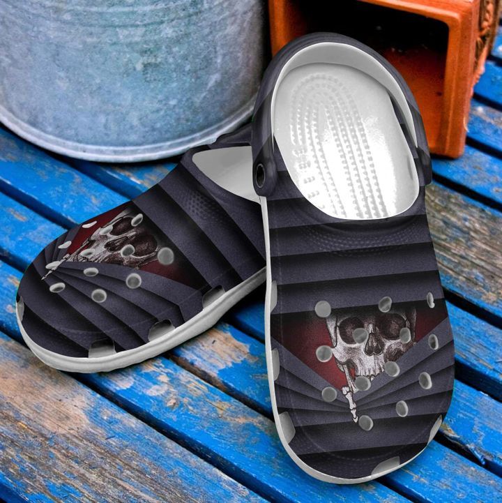 Skull Peekaboo Sku 2165 Crocs Crocband Clog Comfortable For Mens Womens Classic Clog Water Shoes Skull Peekaboo Sku 2165 Crocs Crocband Clog Comfortable For Mens Womens Classic Clog Water Shoes