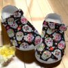 Skull Personalize Clog Custom Crocs Fashionstyle Comfortable For Women Men Kid Print 3D Skull V1