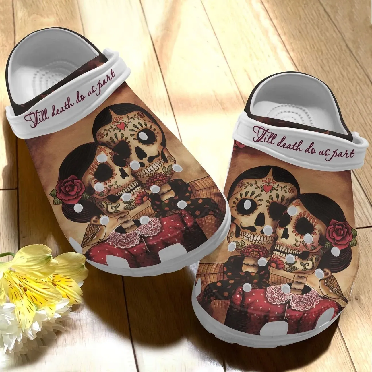 Skull Personalize Clog Custom Crocs Fashionstyle Comfortable For Women Men Kid Print 3D Whitesole Meant To Be Skull Personalize Clog Custom Crocs Fashionstyle Comfortable For Women Men Kid Print 3D Whitesole Meant To Be