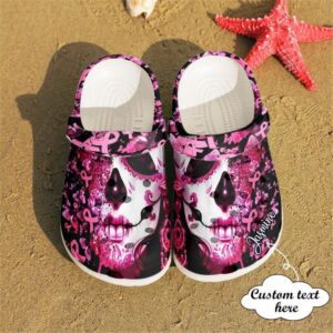 Skull Personalized Bc Sku 2197 Crocs Crocband Clog Comfortable For Mens Womens Classic Clog Water Shoes