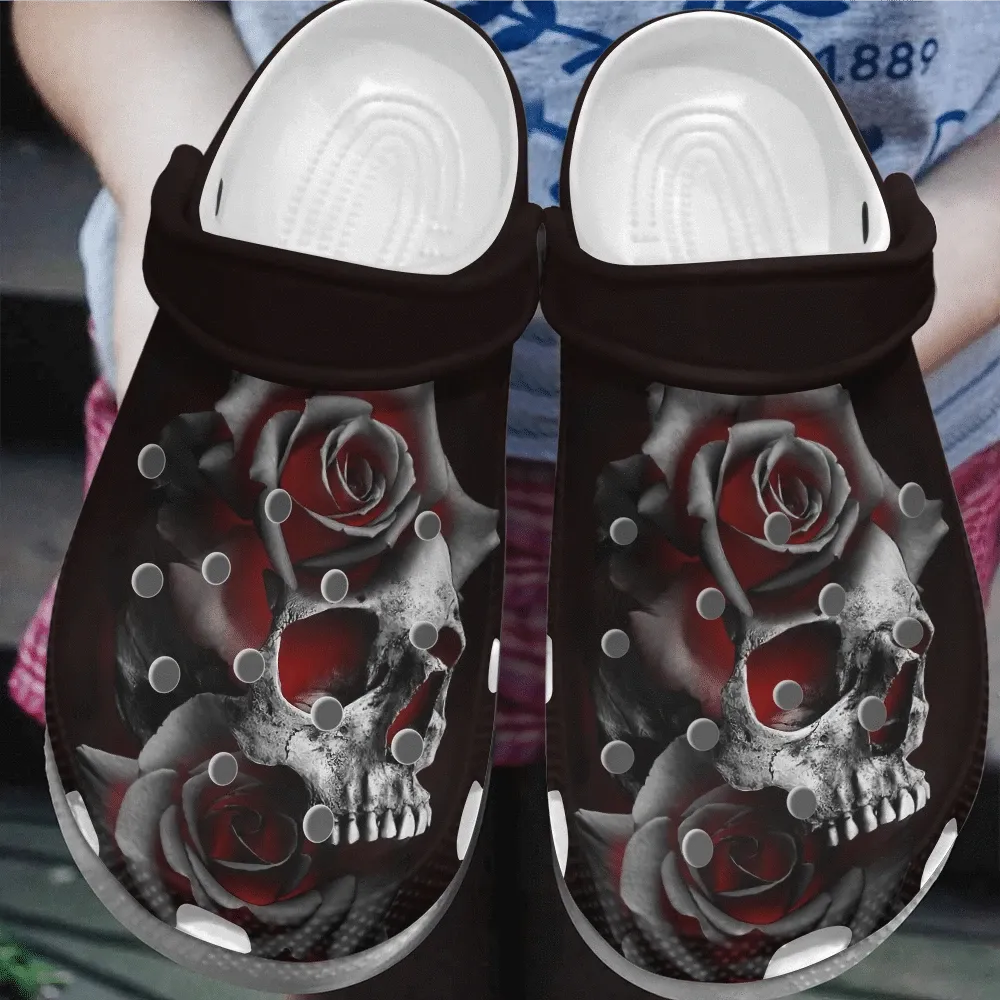 Skull Personalized Clog Custom Crocs Comfortablefashion Style Comfortable For Women Men Kid Print 3D Burning Skull Personalized Clog Custom Crocs Comfortablefashion Style Comfortable For Women Men Kid Print 3D Burning