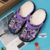 Skull Personalized Clog Custom Crocs Comfortablefashion Style Comfortable For Women Men Kid Print 3D Floral Skull V1