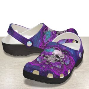Skull Personalized Clog Custom Crocs Comfortablefashion Style Comfortable For Women Men Kid Print 3D Lovely
