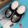 Skull Personalized Clog Custom Crocs Comfortablefashion Style Comfortable For Women Men Kid Print 3D Silver Skull