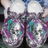 Skull Personalized Clog Custom Crocs Comfortablefashion Style Comfortable For Women Men Kid Print 3D Skull