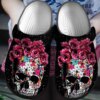 Skull Personalized Clog Custom Crocs Comfortablefashion Style Comfortable For Women Men Kid Print 3D Sugar Skull V1