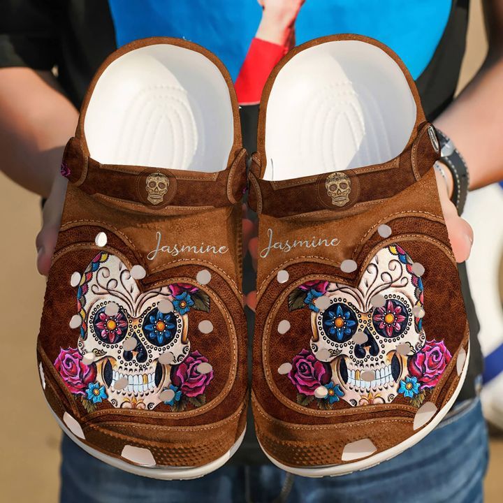 Skull Personalized Heart Sku 2170 Crocs Crocband Clog Comfortable For Mens Womens Classic Clog Water Shoes Skull Personalized Heart Sku 2170 Crocs Crocband Clog Comfortable For Mens Womens Classic Clog Water Shoes