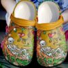 Skull Till Death Do Us Part Sku 2188 Crocs Crocband Clog Comfortable For Mens Womens Classic Clog Water Shoes