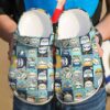 Sloth Adorable Sloths Sku 2209 Crocs Crocband Clog Comfortable For Mens Womens Classic Clog Water Shoes