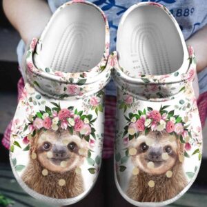 Sloth Baby Sku 2234 Crocs Crocband Clog Comfortable For Mens Womens Classic Clog Water Shoes