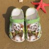Sloth Cute Sku 2236 Crocs Crocband Clog Comfortable For Mens Womens Classic Clog Water Shoes