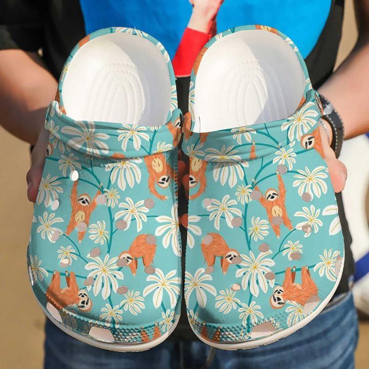 Sloth Daisy Sku 2212 Crocs Crocband Clog Comfortable For Mens Womens Classic Clog Water Shoes Sloth Daisy Sku 2212 Crocs Crocband Clog Comfortable For Mens Womens Classic Clog Water Shoes