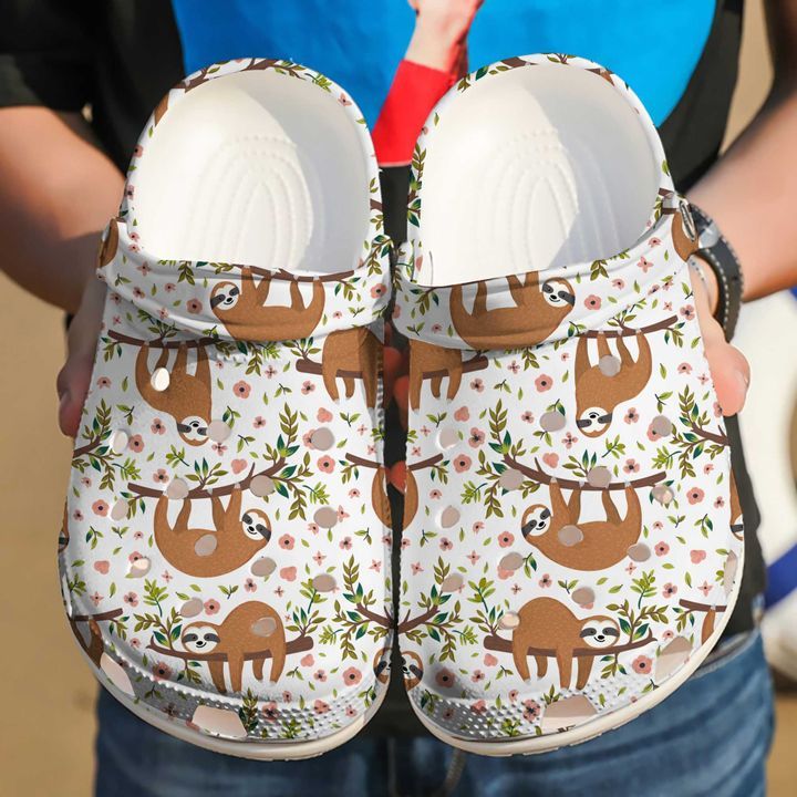 Sloth Hanging Sku 2214 Crocs Crocband Clog Comfortable For Mens Womens Classic Clog Water Shoes Sloth Hanging Sku 2214 Crocs Crocband Clog Comfortable For Mens Womens Classic Clog Water Shoes