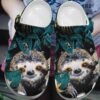 Sloth In The Forest Personalized Clog Custom Crocs Comfortablefashion Style Comfortable For Women Men Kid Print 3D