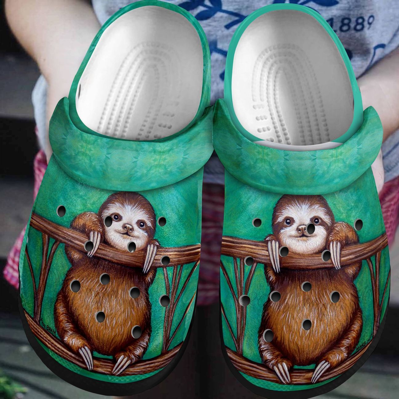 Sloth Personalized Clog Custom Crocs Comfortablefashion Style Comfortable For Women Men Kid Print 3D Brown Sloth Sloth Personalized Clog Custom Crocs Comfortablefashion Style Comfortable For Women Men Kid Print 3D Brown Sloth
