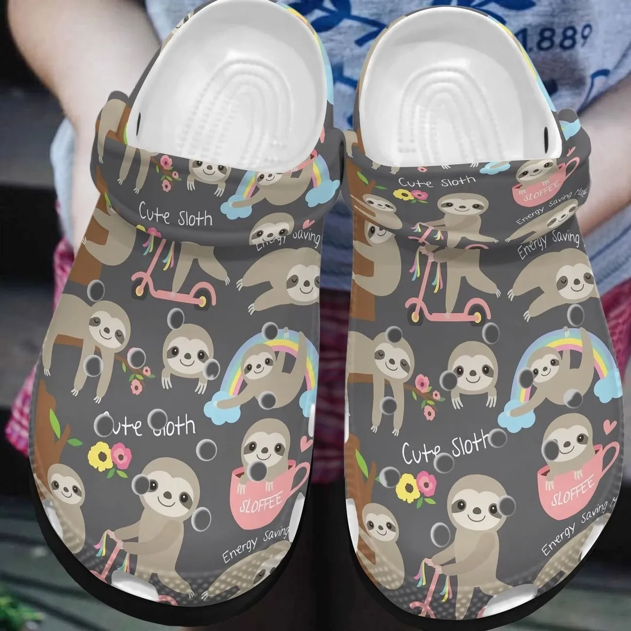 Sloth Personalized Clog Custom Crocs Comfortablefashion Style Comfortable For Women Men Kid Print 3D Cute Sloth Sloth Personalized Clog Custom Crocs Comfortablefashion Style Comfortable For Women Men Kid Print 3D Cute Sloth