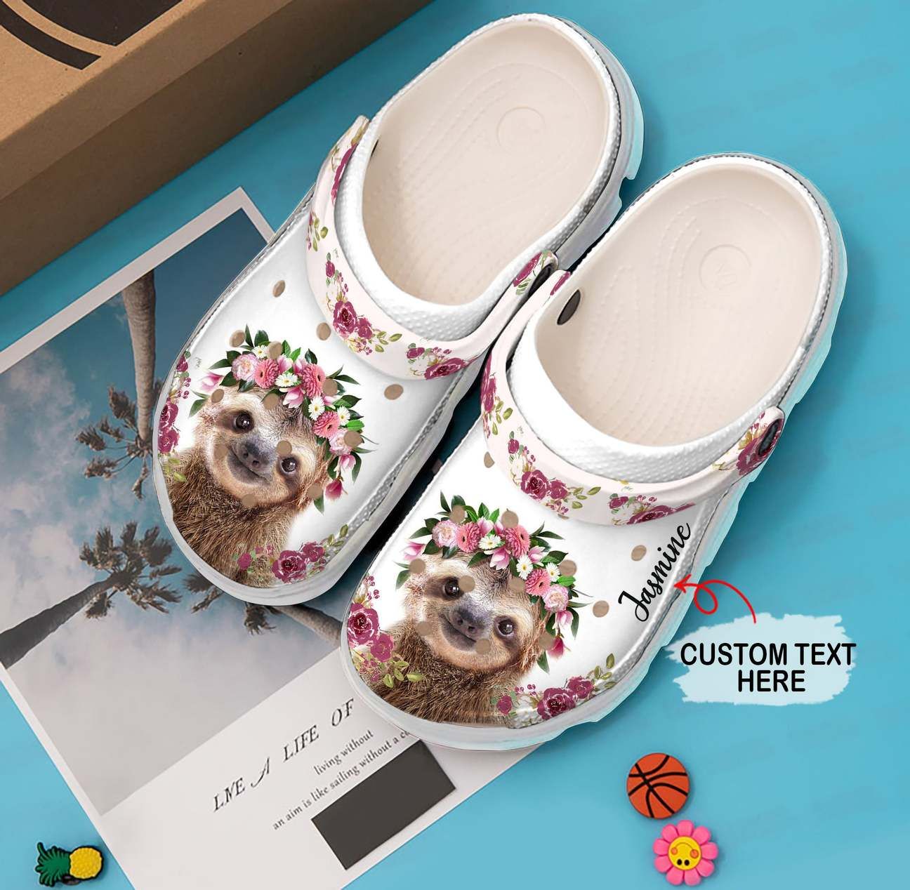 Sloth Personalized Clog Custom Crocs Comfortablefashion Style Comfortable For Women Men Kid Print 3D Floral Sloth Sloth Personalized Clog Custom Crocs Comfortablefashion Style Comfortable For Women Men Kid Print 3D Floral Sloth