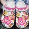 Sloth Personalized Clog Custom Crocs Comfortablefashion Style Comfortable For Women Men Kid Print 3D Glazy Donut
