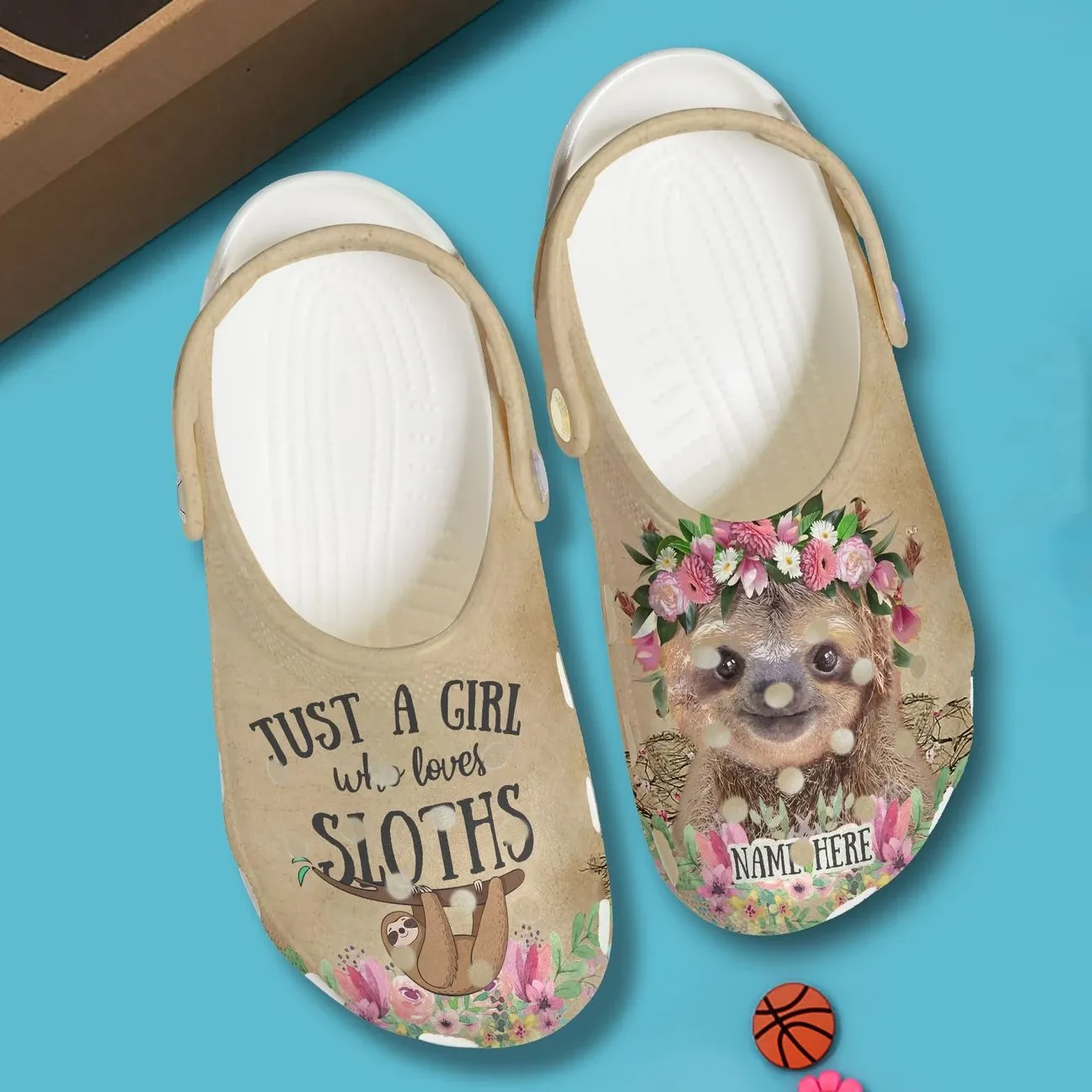Sloth Personalized Clog Custom Crocs Comfortablefashion Style Comfortable For Women Men Kid Print 3D Just A Girl Who Loves Sloths Sloth Personalized Clog Custom Crocs Comfortablefashion Style Comfortable For Women Men Kid Print 3D Just A Girl Who Loves Sloths