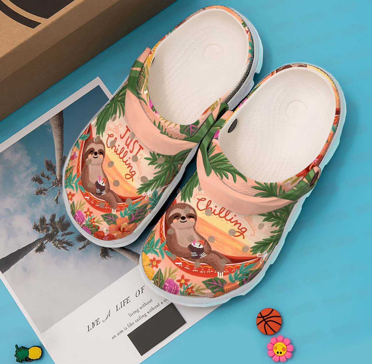 Sloth Personalized Clog Custom Crocs Comfortablefashion Style Comfortable For Women Men Kid Print 3D Just Chilling Sloth Personalized Clog Custom Crocs Comfortablefashion Style Comfortable For Women Men Kid Print 3D Just Chilling