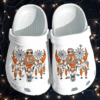 Sloth Sitting On Deer Skull Tattoo Shoes Clog – Halloween 2021 Crocs Clog Crocband Clog Birthday Gift For Boy Girl