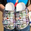 Sloth The Family Sku 2230 Crocs Crocband Clog Comfortable For Mens Womens Classic Clog Water Shoes
