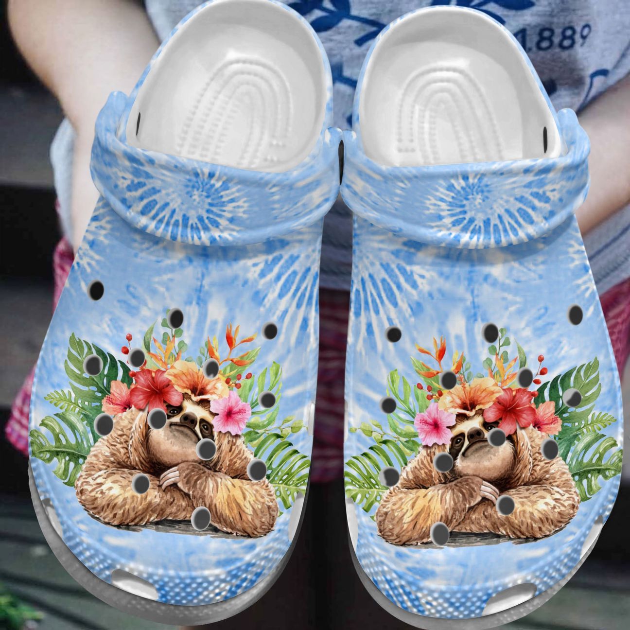 Sloth Tropical Personalized Clog Custom Crocs Comfortablefashion Style Comfortable For Women Men Kid Print 3D Sloth Tropical Personalized Clog Custom Crocs Comfortablefashion Style Comfortable For Women Men Kid Print 3D
