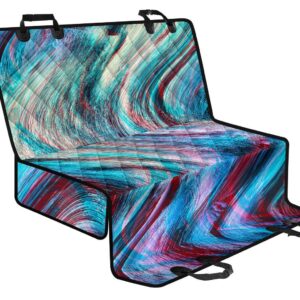 Smoke Psychedelic Trippy Print Pet Car Back Seat Cover - 55737f9c7484
