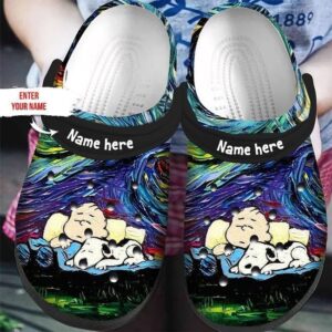 Snoopy And Peanut Autism Crocs Clog Clog Shoes