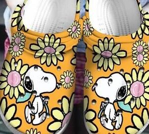 Snoopy Crocs 3D Shoes Snoopy Flower Crocs Crocband Clog Clogs For Snoopy Lover Snoopy Classic Clogs