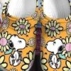Snoopy Crocs Clog 3D Shoes Snoopy Flower Crocs Clog Crocband Clog Clogs For Snoopy Lover Snoopy Classic Clogs For Man And Women