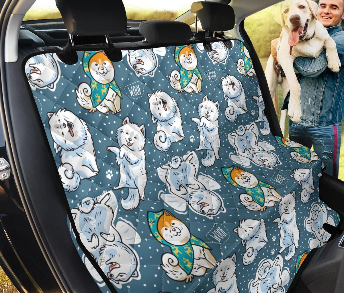 Snow And Samoyed Dog Car Back Seat Cover Dog Car Seat Covers - 72d1552bbbba Snow And Samoyed Dog Car Back Seat Cover Dog Car Seat Covers - 72d1552bbbba