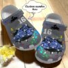 Snowmobile Cracking Graphite Heather Personalize Clog Custom Crocs Clog Number On Sandal Fashion Style Comfortable For Women Men Kid